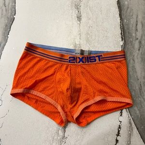 2(X)IST Orange Sport Mesh Trunk - Large